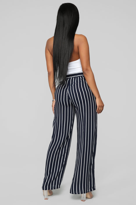 Fashion nova striped pants on sale
