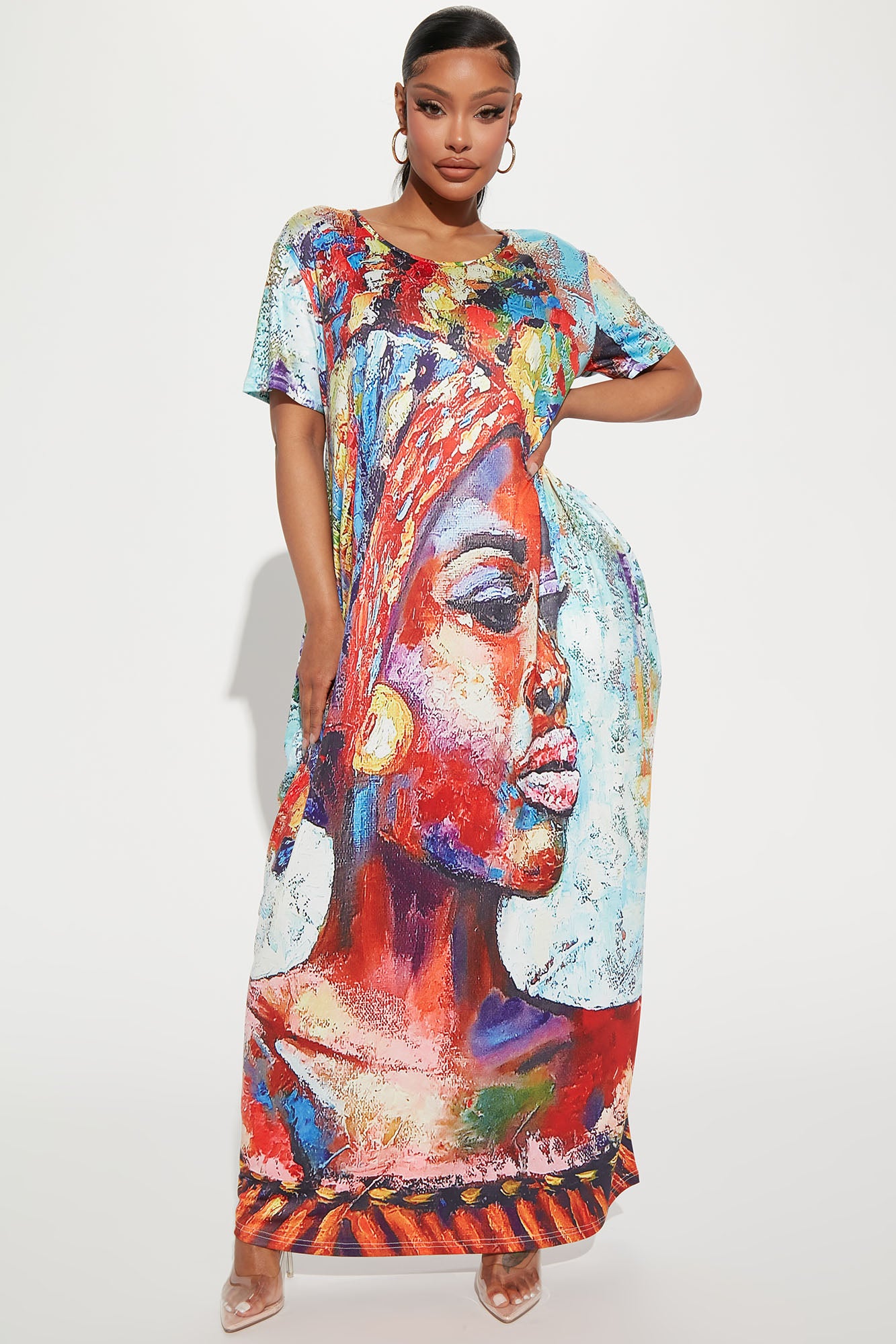 Plus size goddess maxi dress deals