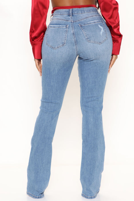 Recycled Mid Rise Classic Bootcut Jeans - Light Blue Wash | Fashion Nova,  Jeans | Fashion Nova