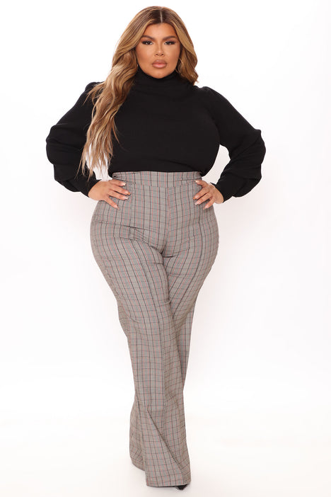 Fashion nova hot sale checkered pants