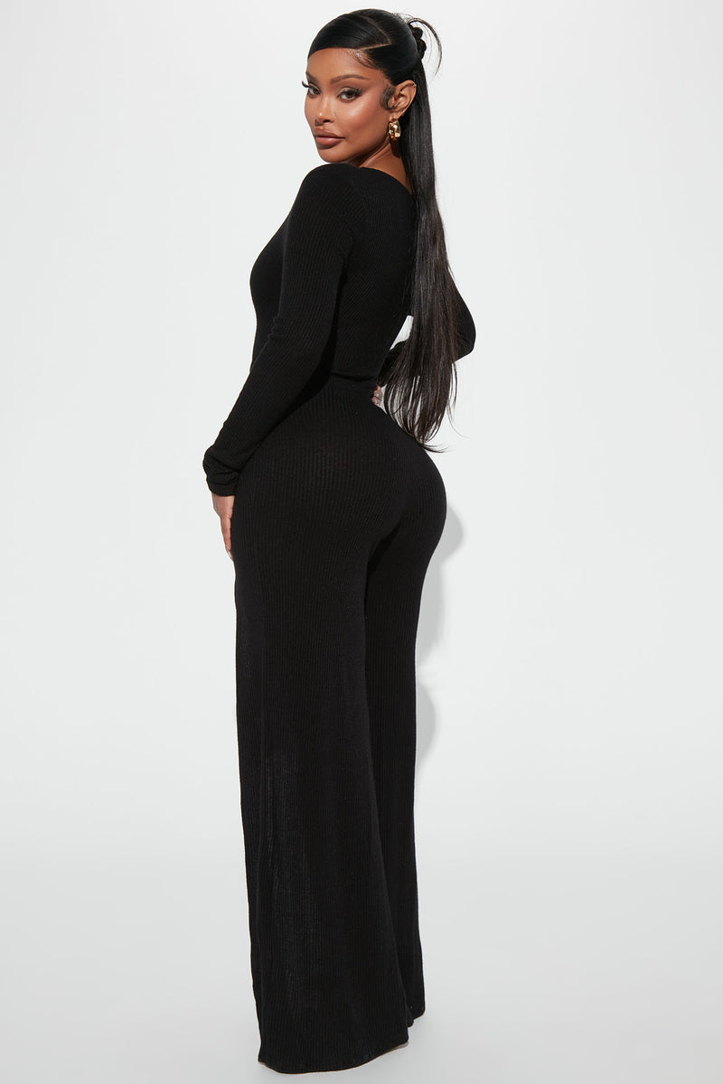 Ramina Rib Jumpsuit - Black | Fashion Nova, Jumpsuits | Fashion Nova