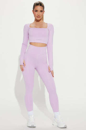 Sublime Anaith Long Sleeve Top Lilac Fashion Nova Nova Sport