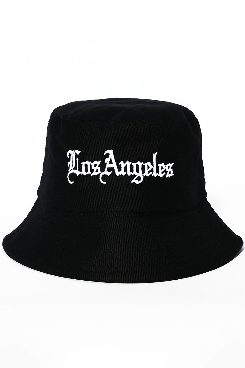 Los Angeles Bucket Hat - Black | Fashion Nova, Accessories | Fashion Nova