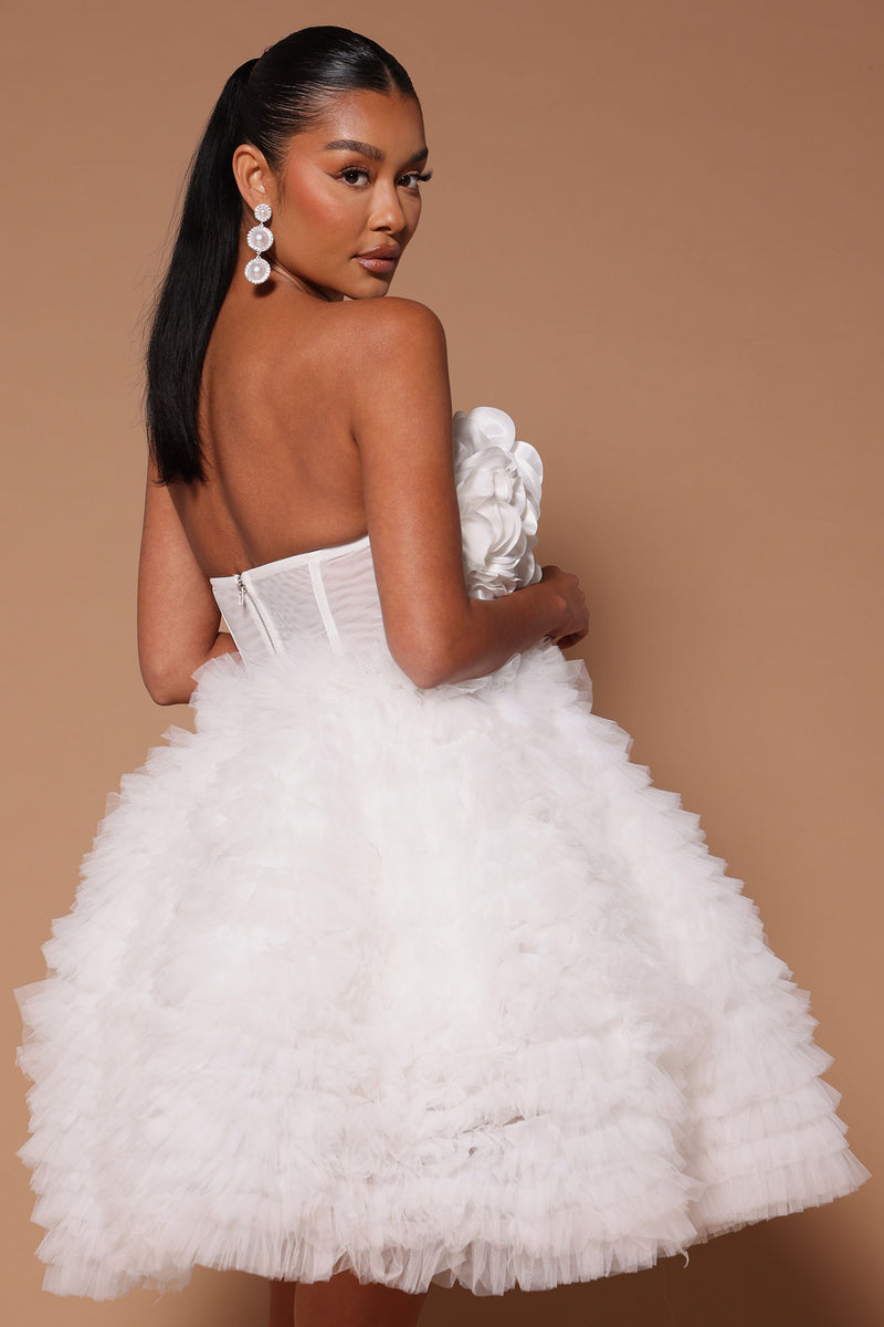 One Last Dance Ruffle Mini Dress - White | Fashion Nova, Luxe | Fashion ...