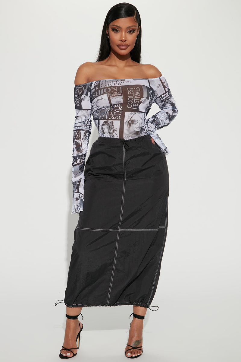 Paris Girl Mesh Bodysuit - Black/White | Fashion Nova, Bodysuits ...