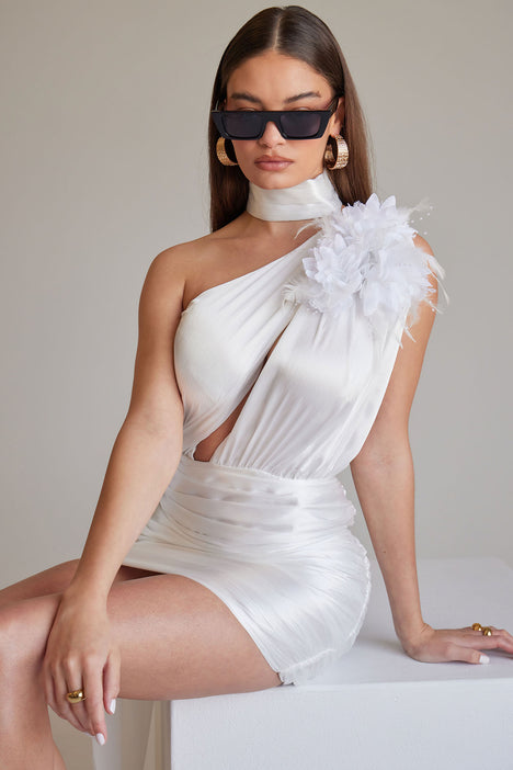 My Darling Love Mini Dress White