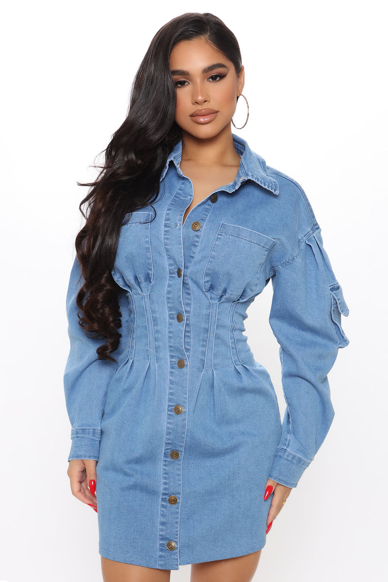 Rockin' Denim Mini Dress