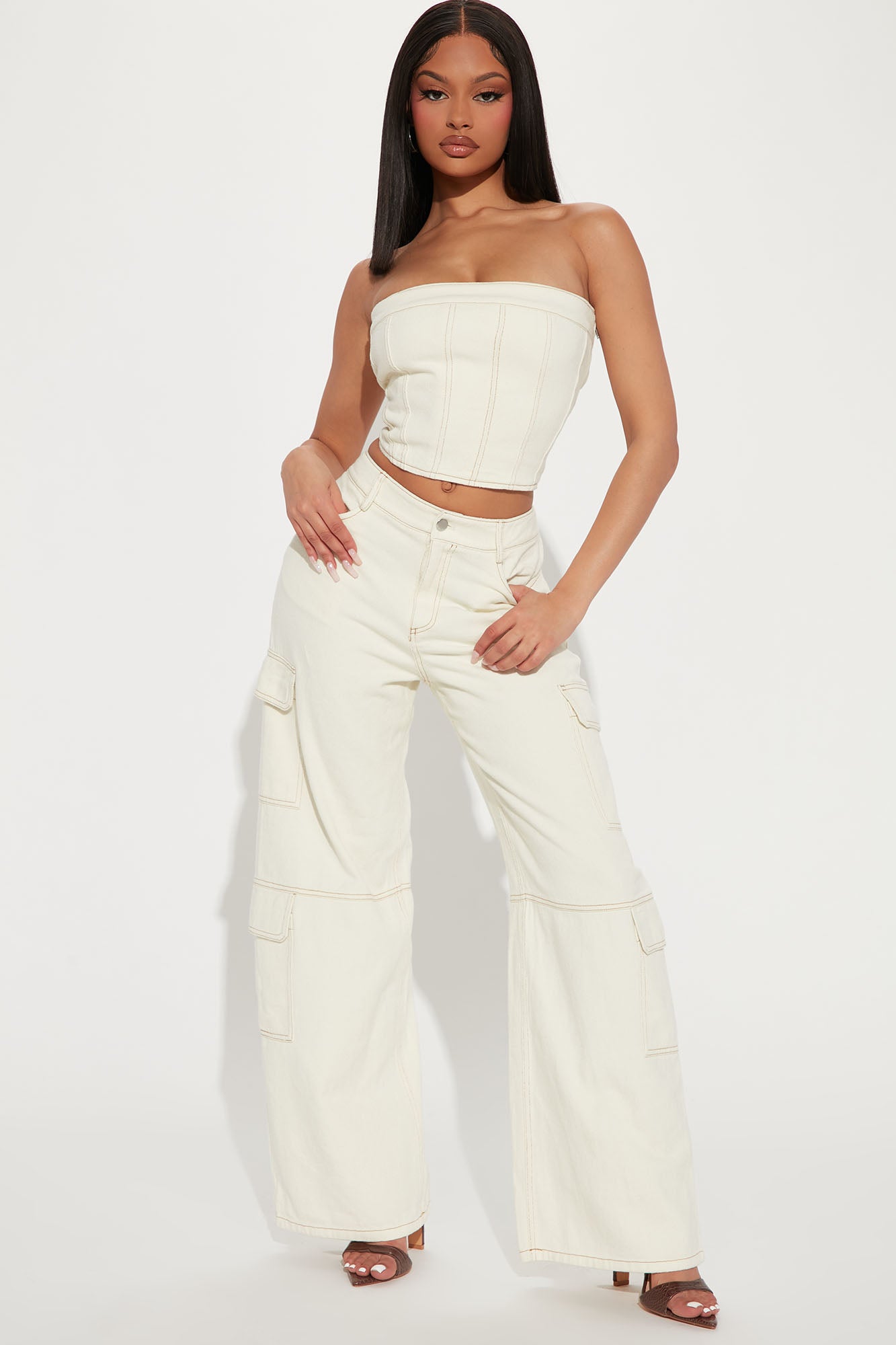 The Best Yet Pant Set - Cream  Fashion Nova, Matching Sets
