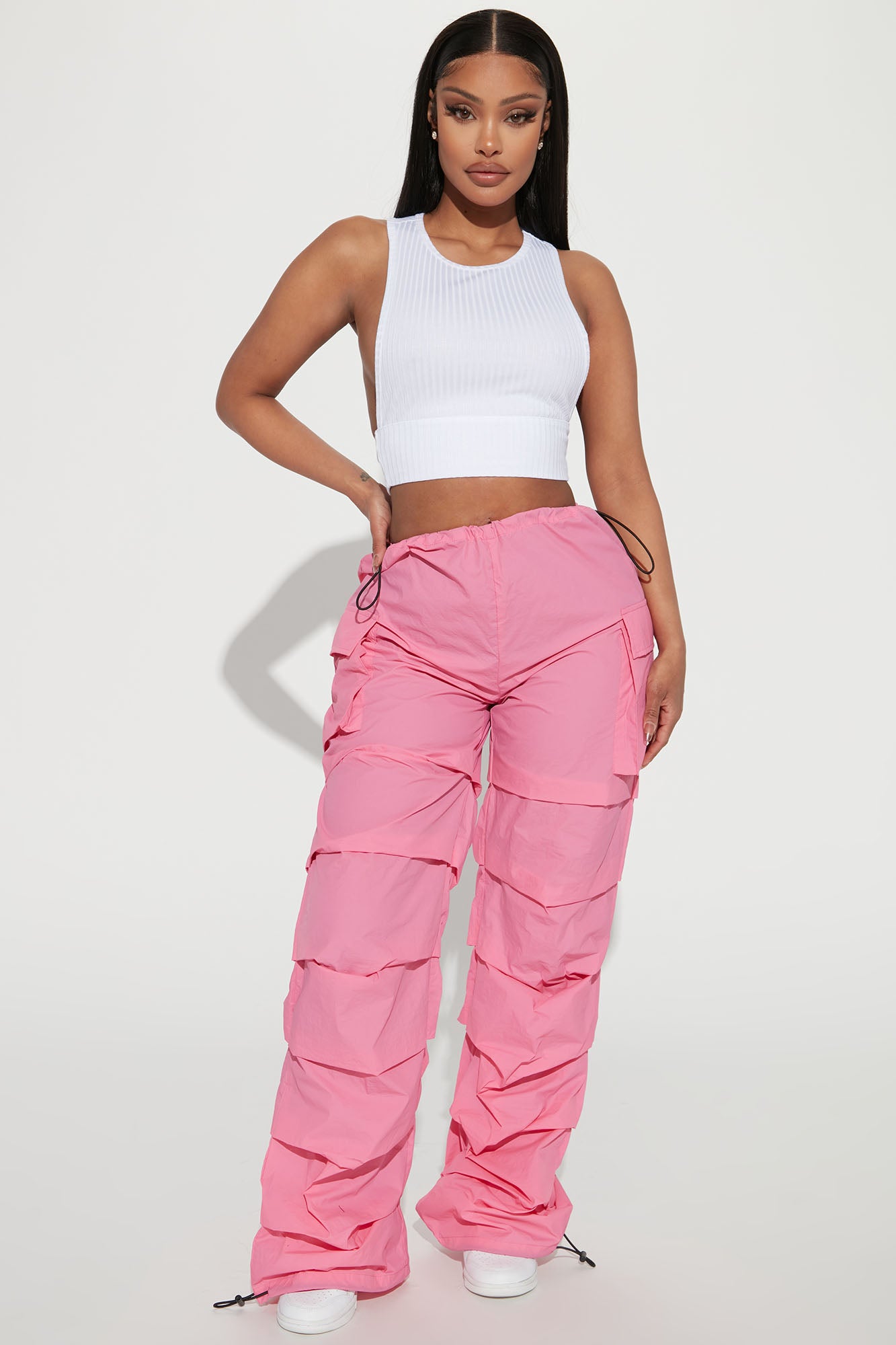 Pink Parachute Pants