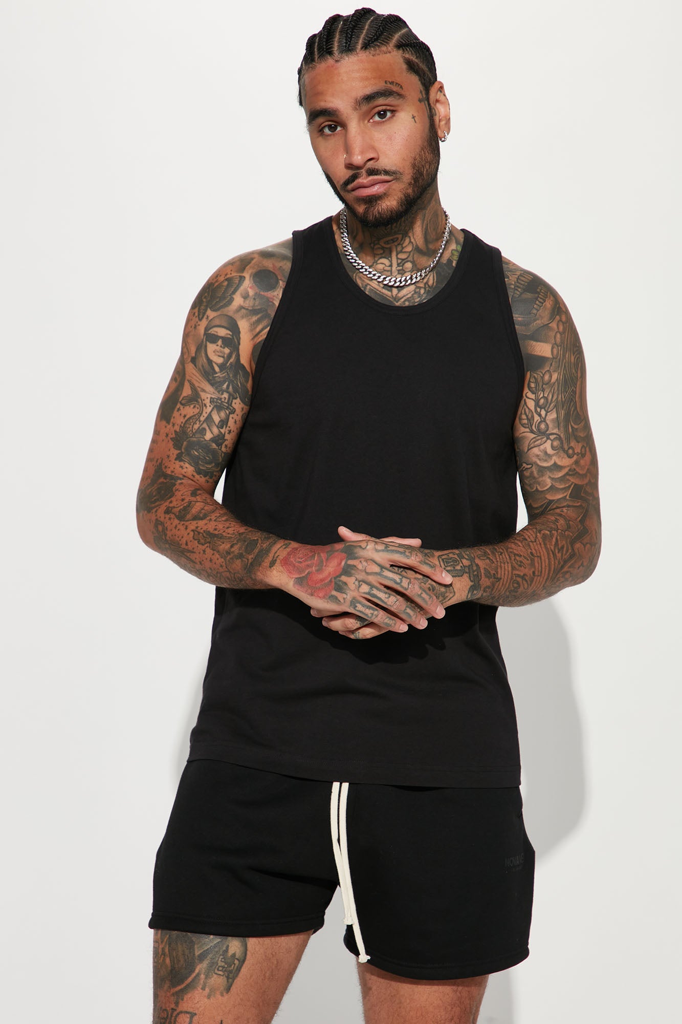 Essential Tank Top Black Fashion Nova Mens Tees Tanks