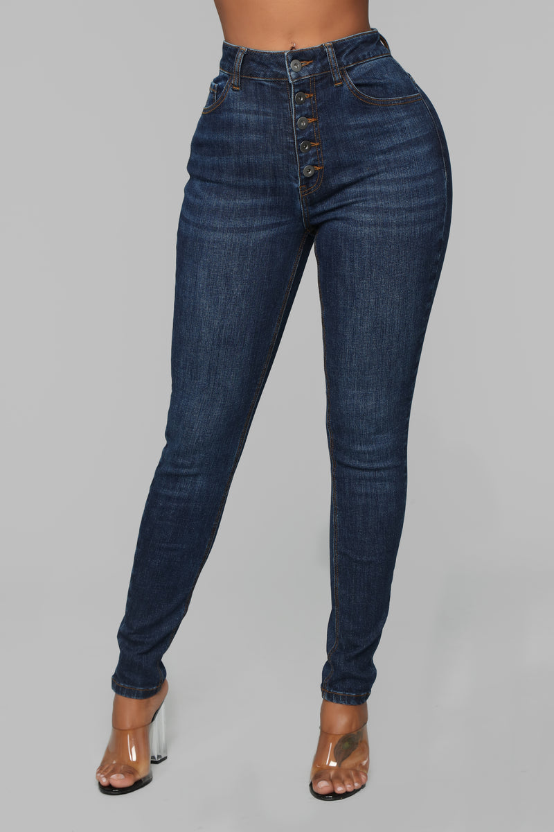 Best Girl Around Skinny Jeans - Dark Denim | Fashion Nova, Jeans ...