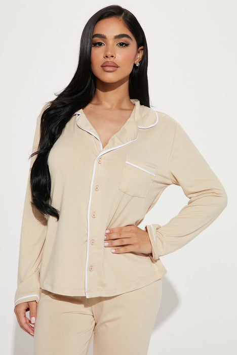 Nude pajama set cheap