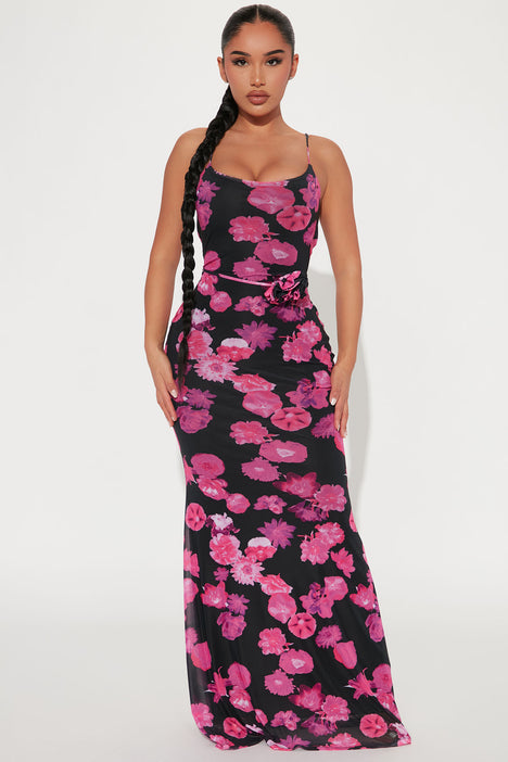 Floral maxi dress fashion top nova
