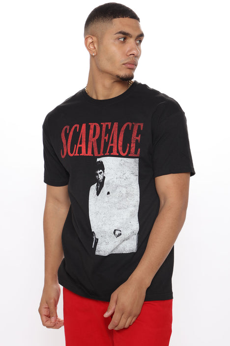 Classic Scarface Short Sleeve Tee Black Fashion Nova Mens