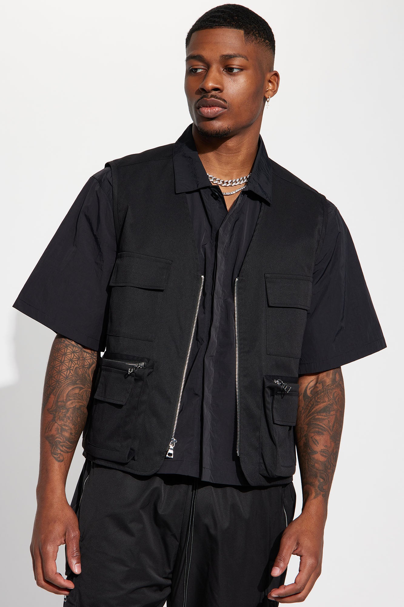 Feel Fantastic Tactical Cargo Vest Black