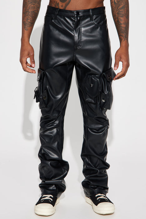 Leather combat pants online