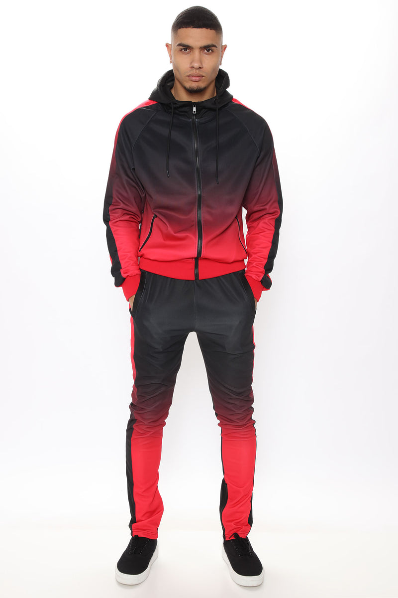 Parkins Track Pant - Red/Combo | Fashion Nova, Mens Pants | Fashion Nova