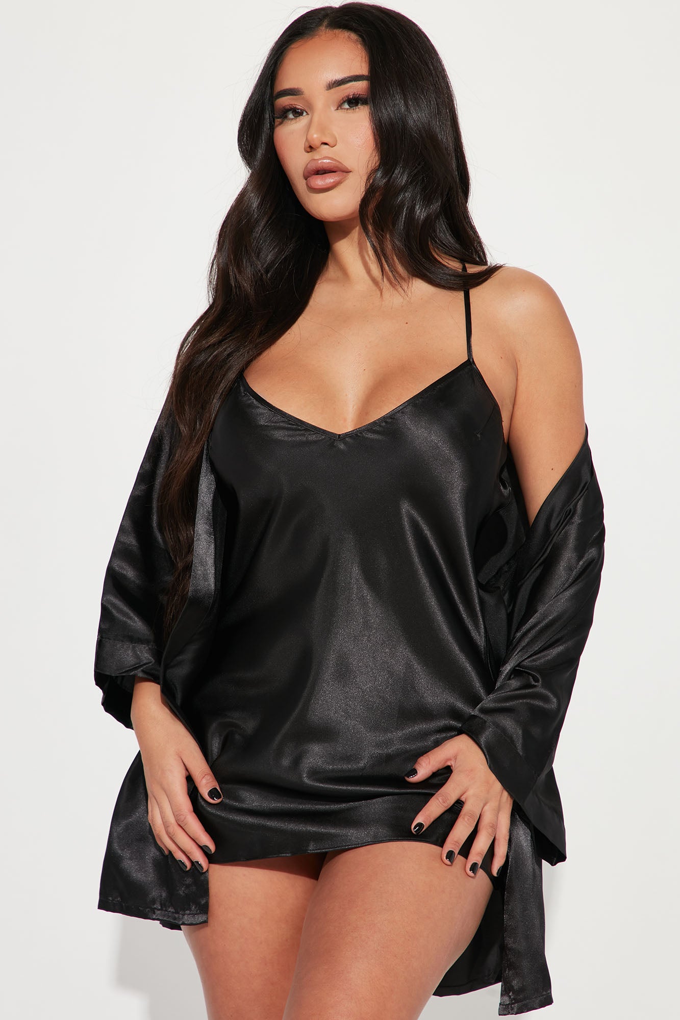 Fashion nova sales silk robe