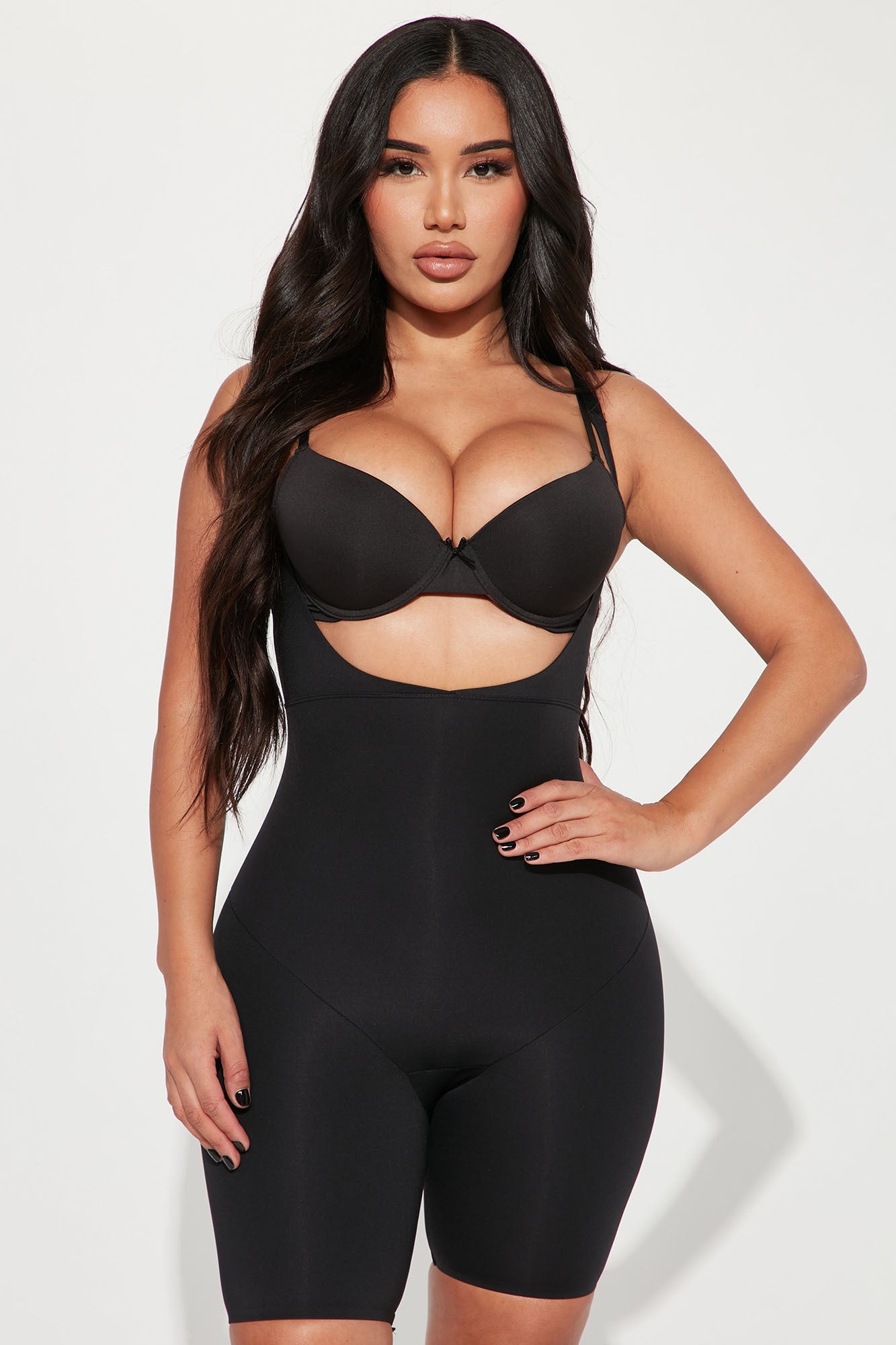 Curvy And Tight Shapewear Romper Black Fashion Nova Lingerie