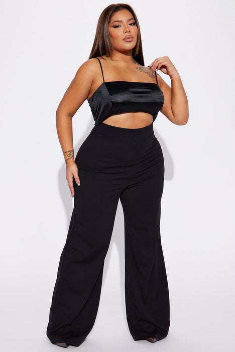 Fashion nova clearance wide leg jumpsuit