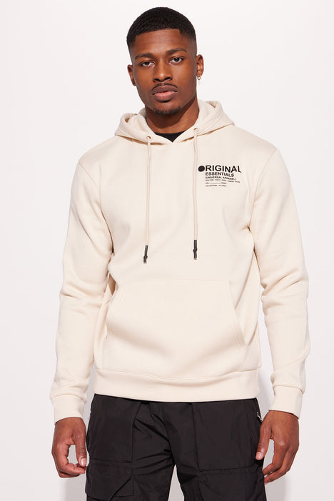 Original Essentials Hoodie - Tan  Fashion Nova, Mens Fleece Tops