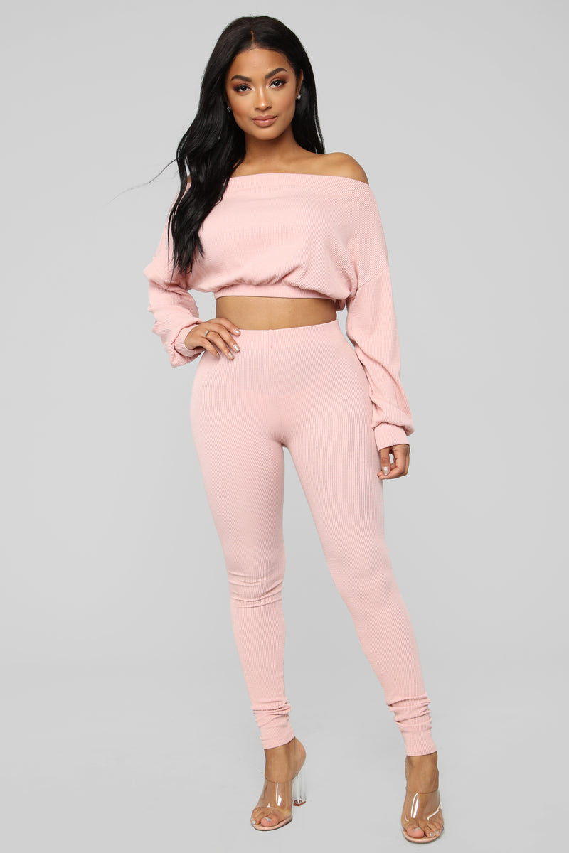 Soft Feelings Sweater Pant Set - Pink | Fashion Nova, Matching Sets ...
