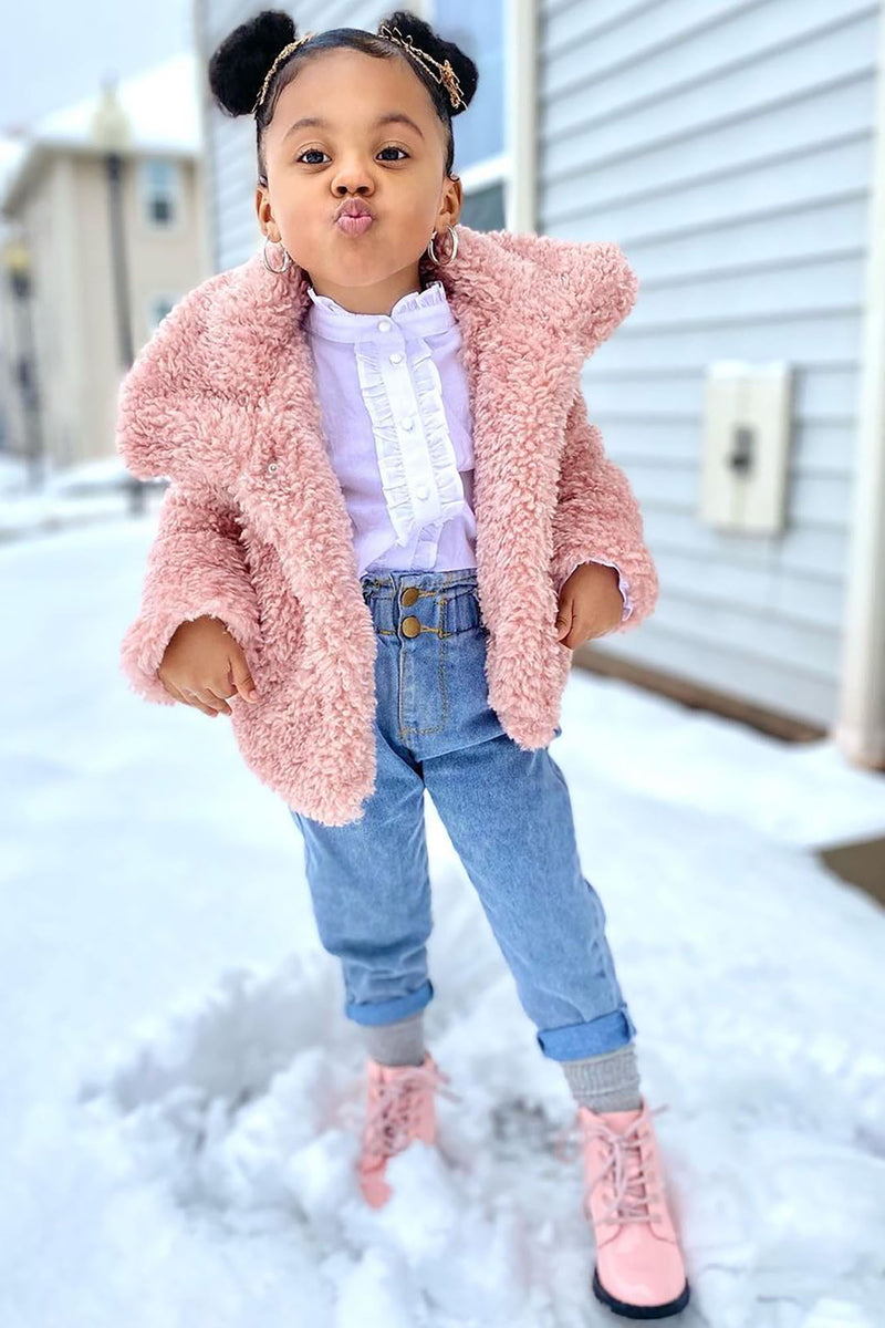 Mini Furry Chilly Jacket - Mauve | Fashion Nova, Kids Jackets & Coats ...
