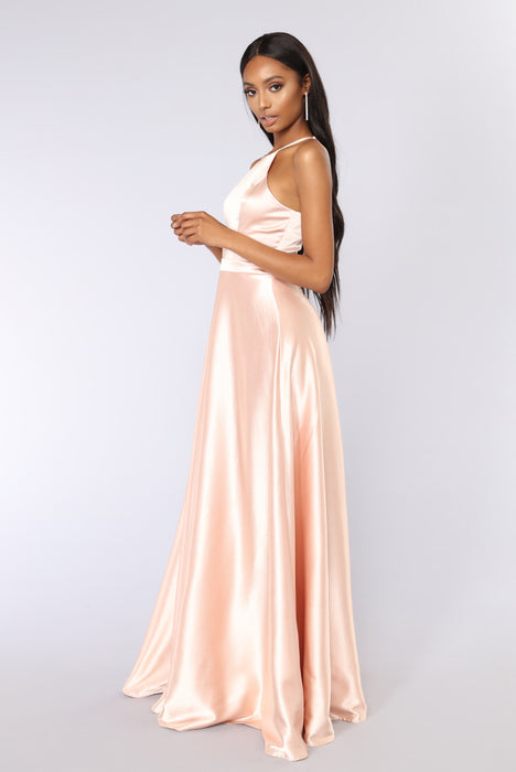 Fashion nova top marina satin dress