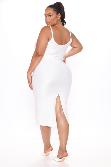 Everlasting Midi Dress White Fashion Nova Dresses Fashion Nova