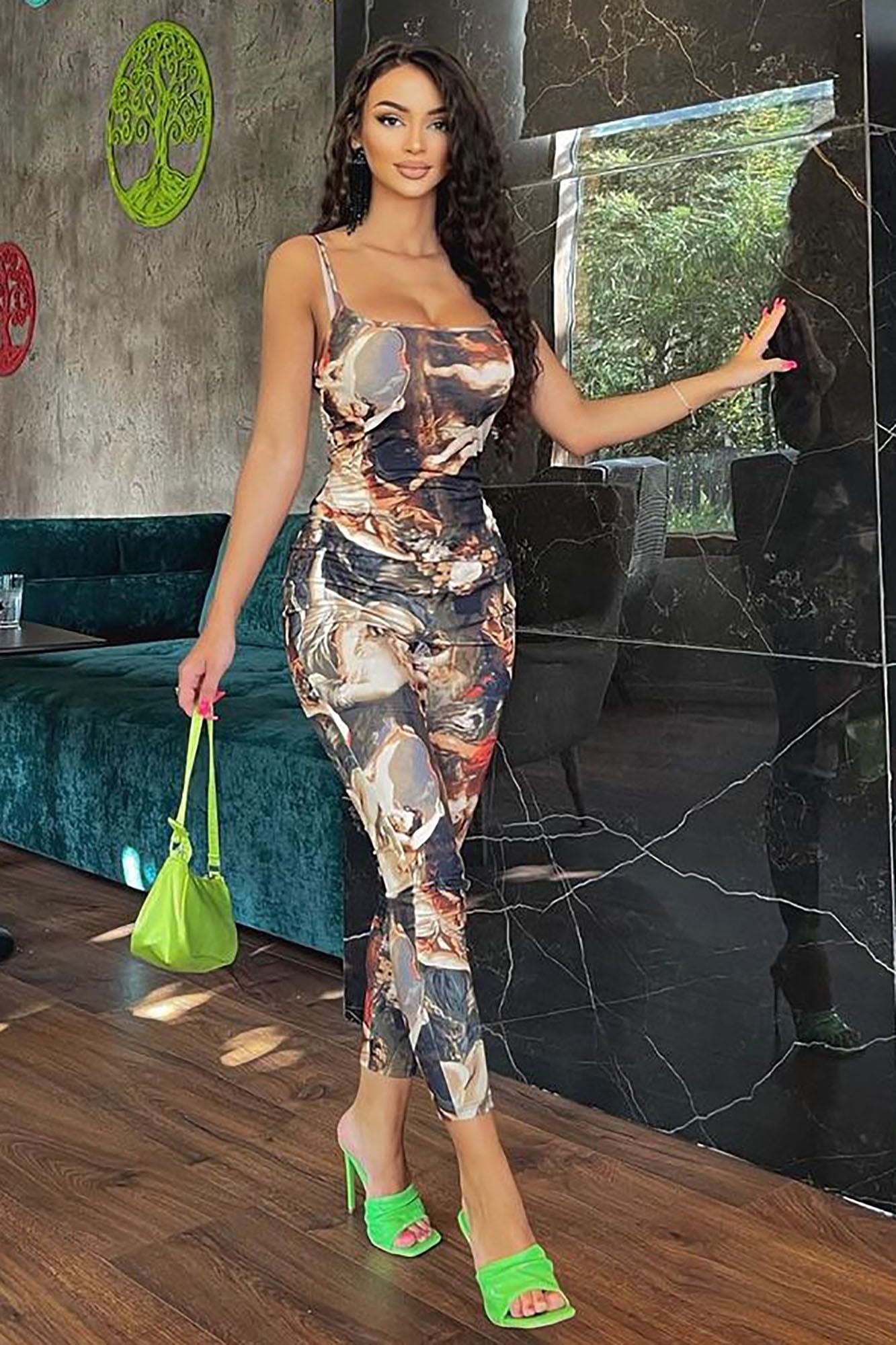 A True Masterpiece Jumpsuit Green combo