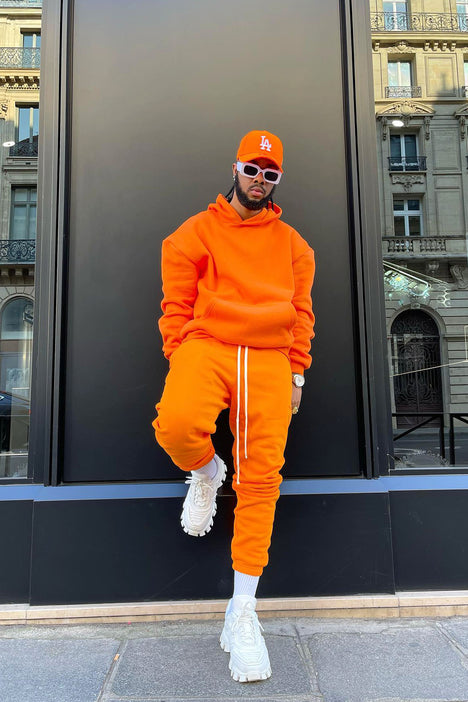 Orange hoodie style 2025