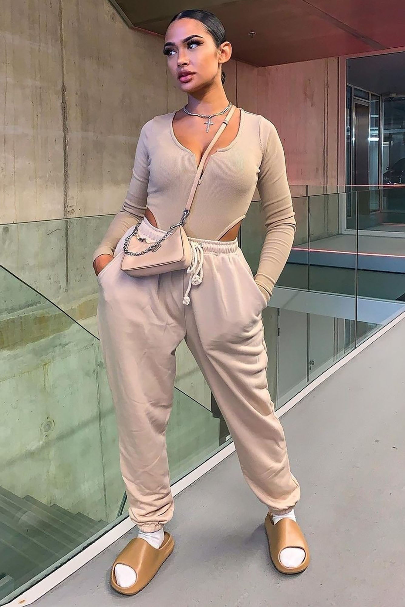 Big On Comfort Jogger Pant - Sand, Fashion Nova, Pants