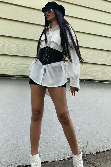 Call On Me Corset Belt Black Fashion Nova Accessories