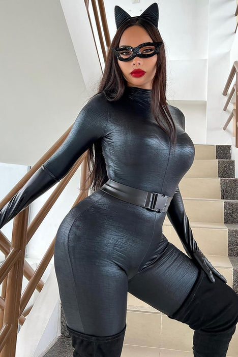 Catwoman Costumi. Maschera e vestito Catwoman