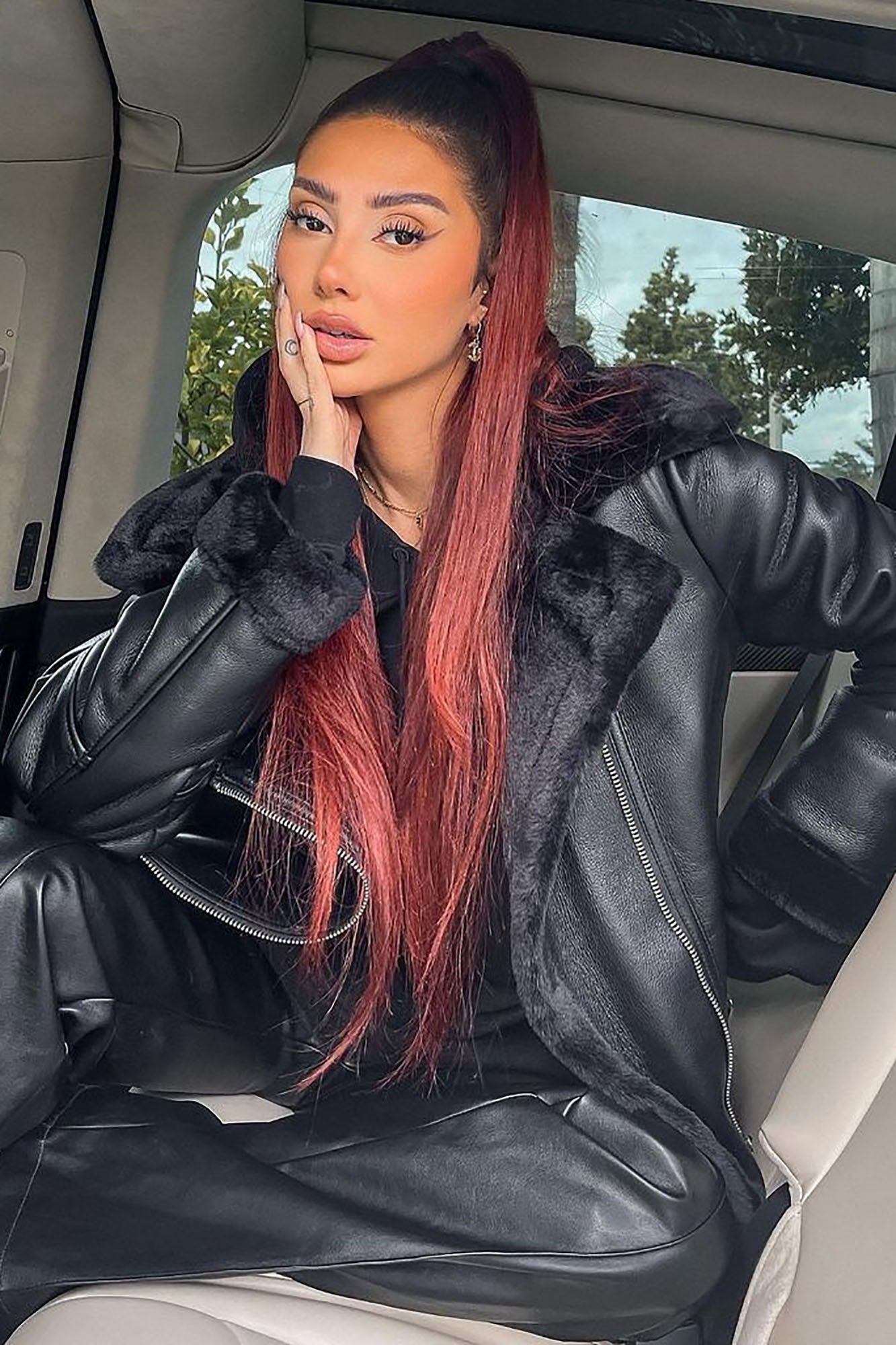 Bad girl clearance leather jacket