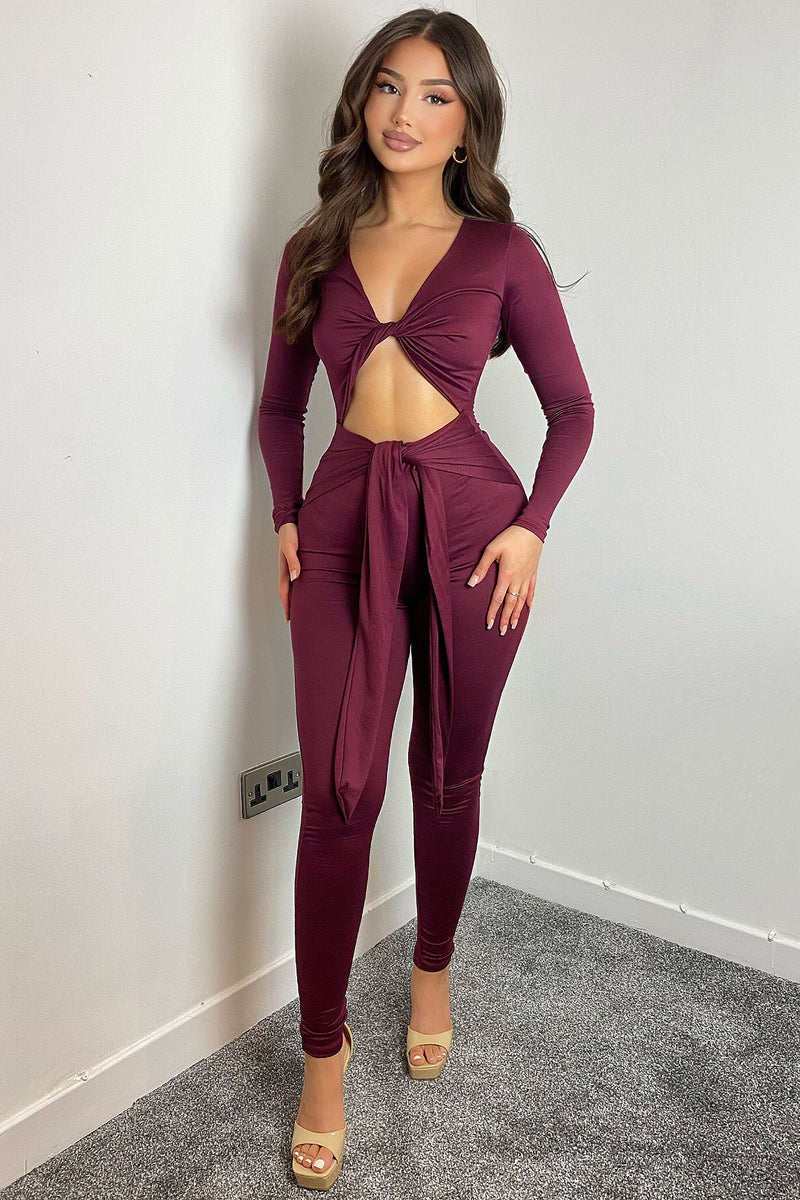 Coming In Casual Jumpsuit - Burgundy | Fashion Nova, Jumpsuits ...