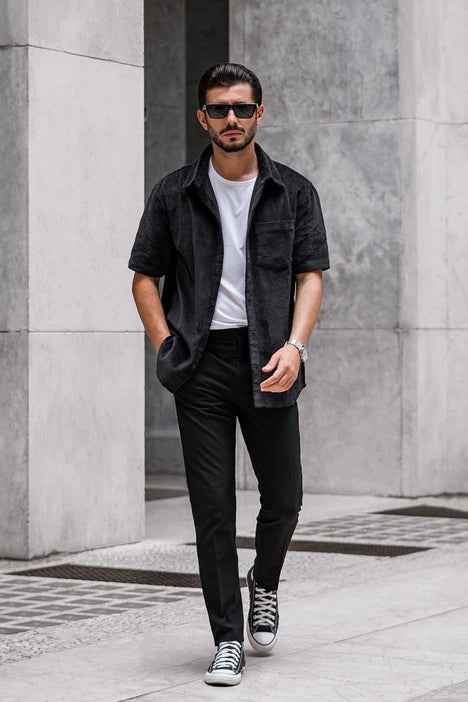 corduroy button up shirt mens