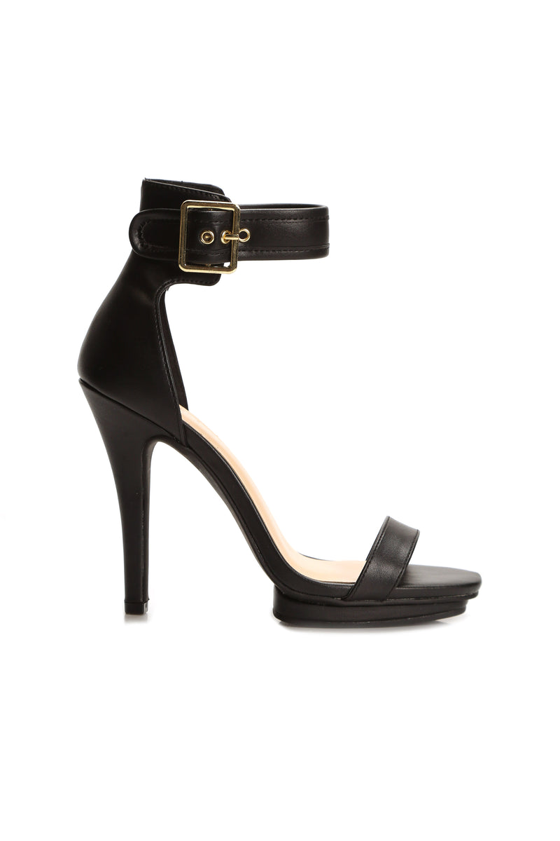 Valentina Buckle Heels - Black | Fashion Nova, Shoes | Fashion Nova