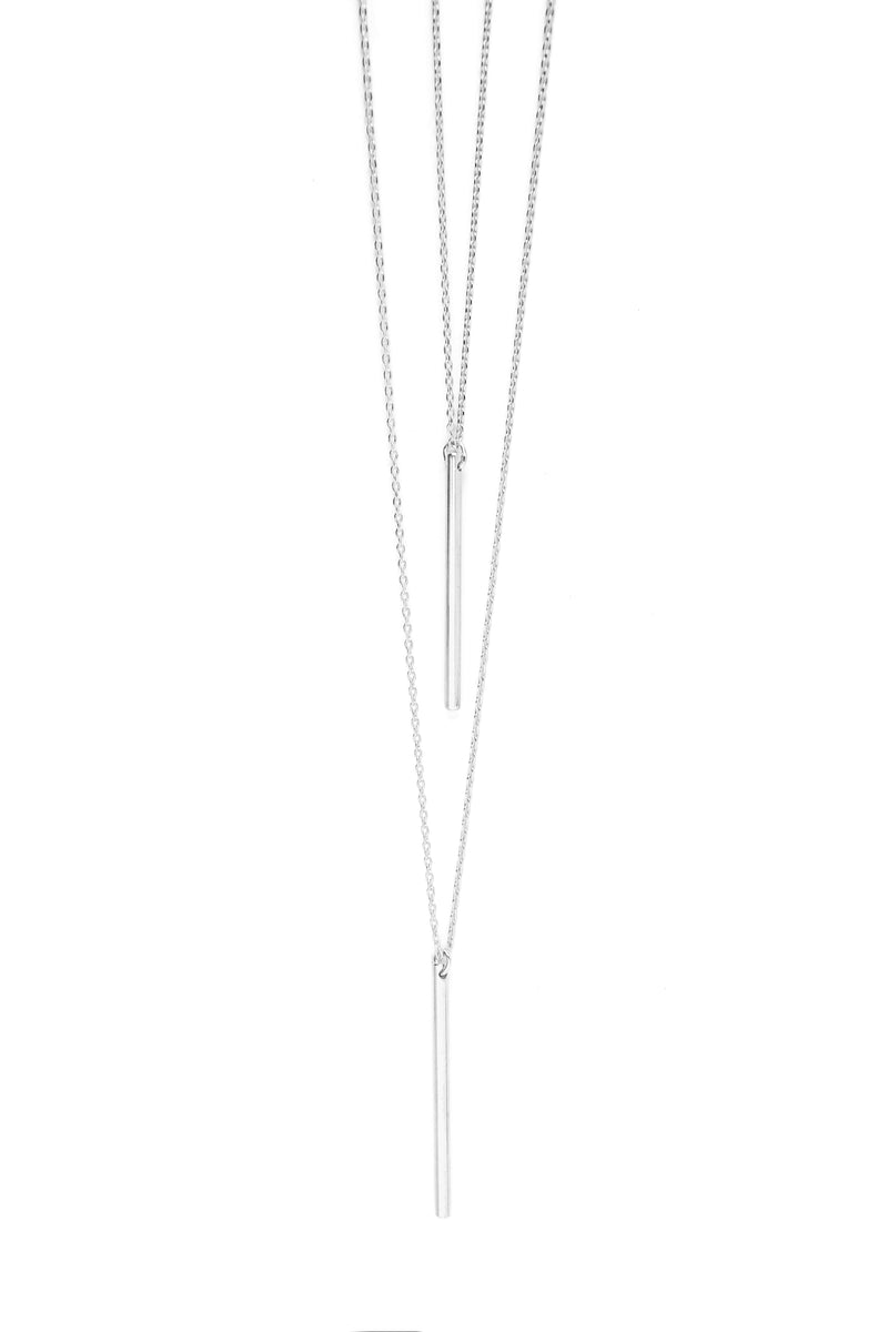 Bar Hopping Necklace - Silver | Fashion Nova, Jewelry | Fashion Nova