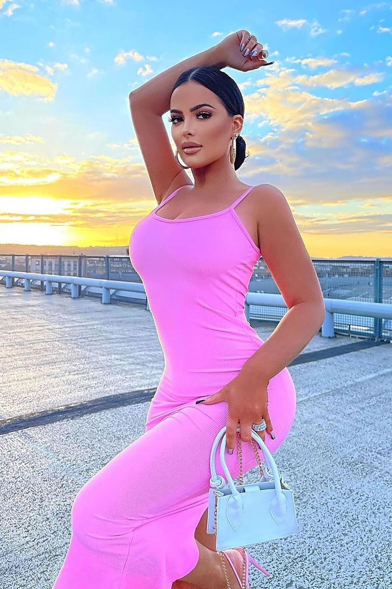 Everlasting Midi Dress Pink Fashion Nova, Dresses Fashion Nova