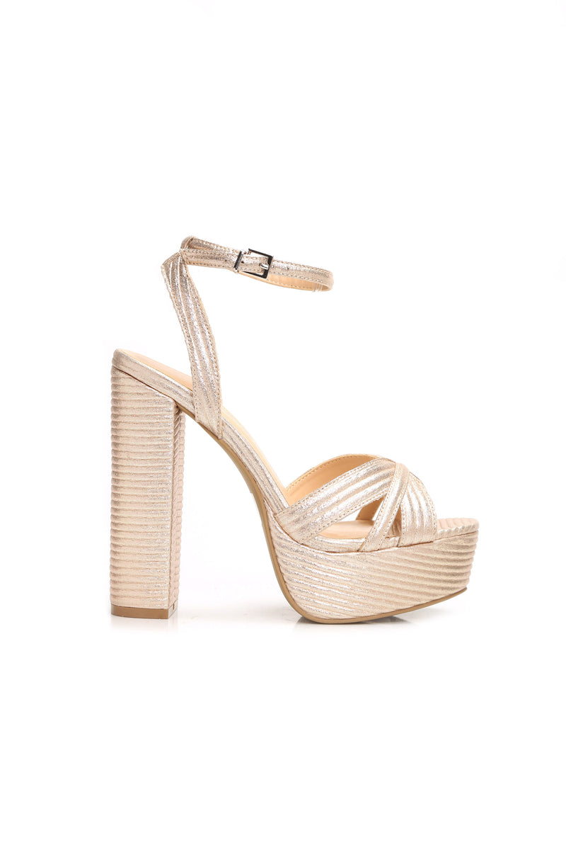Maria Platform Sandal - Rose Gold | Fashion Nova, Shoes | Fashion Nova