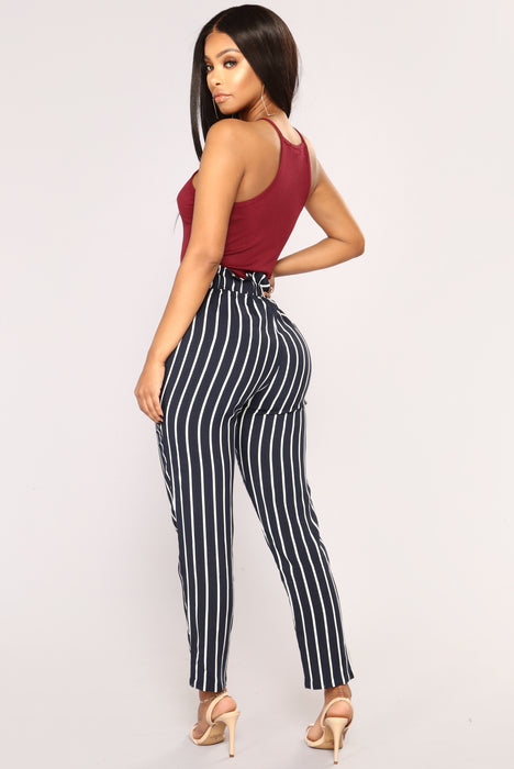 Fashion nova shop striped pants