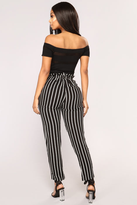 Fashion nova shop striped pants