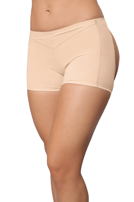 Butt Lifter Boy Short - Beige