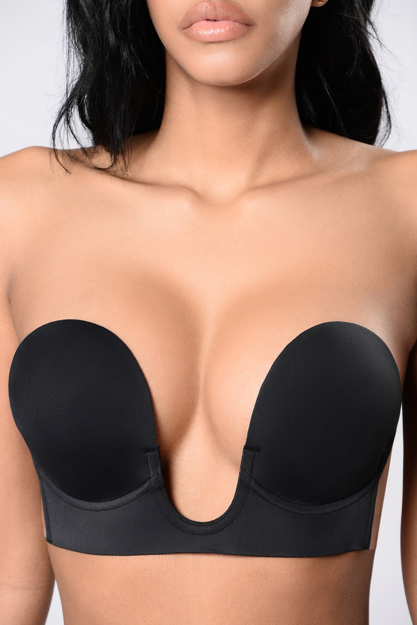 Hot Fashion Latest Design Nude/black Sexy Sticky Bra Invisible Strapless Bra