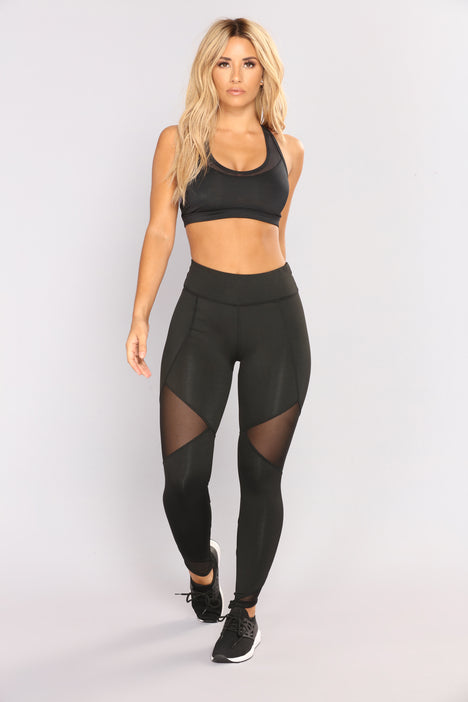 Mesh It Up Active Leggings Black Fashion Nova Leggings