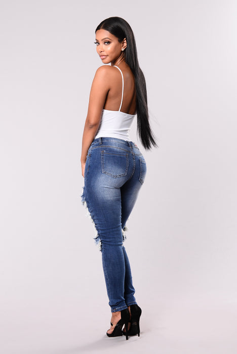 Fishnet jeans store fashion nova