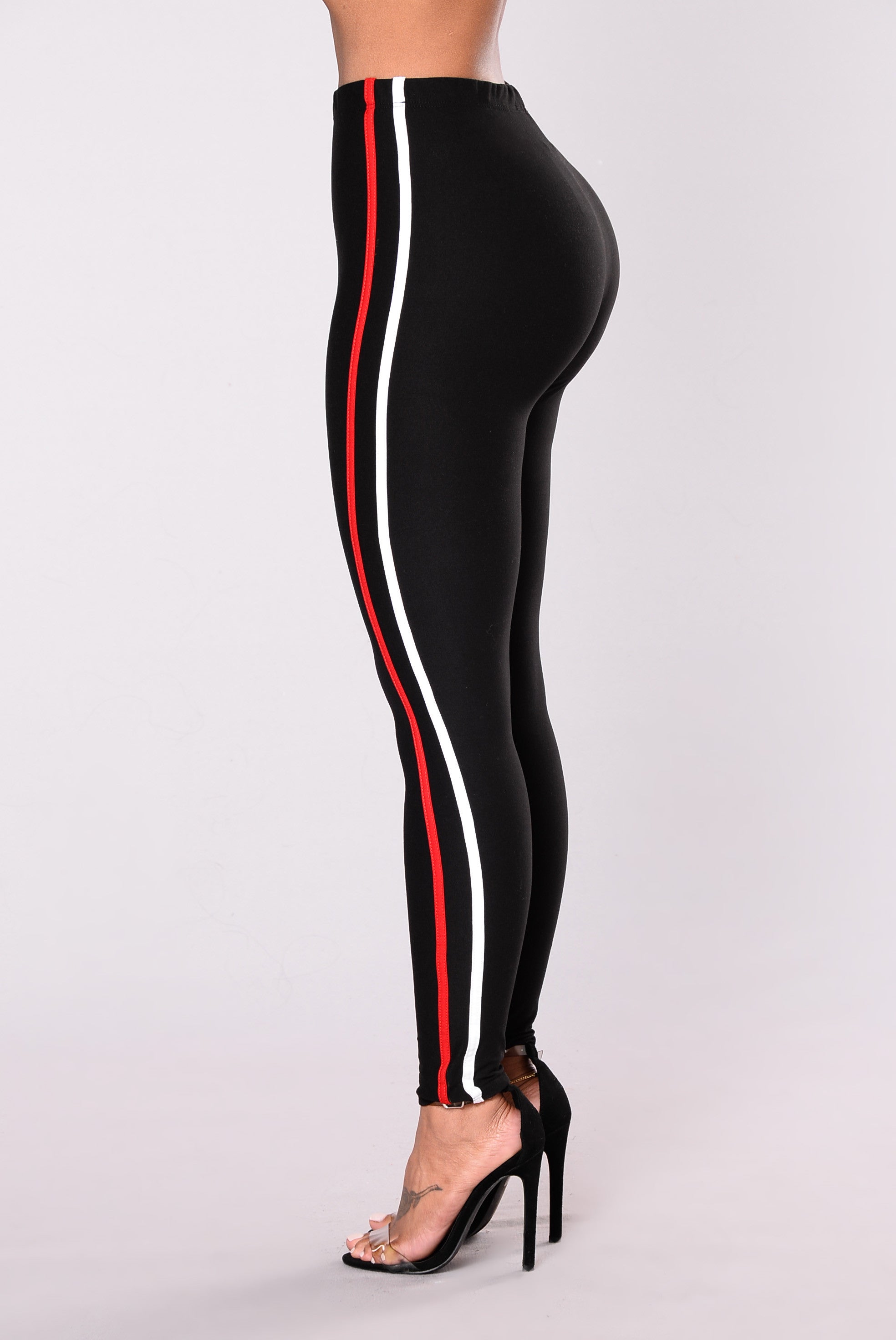 The New Classic Striped Pants - Black, Fashion Nova, Leggings