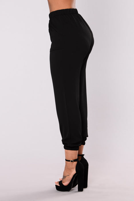 Black joggers fashion discount nova