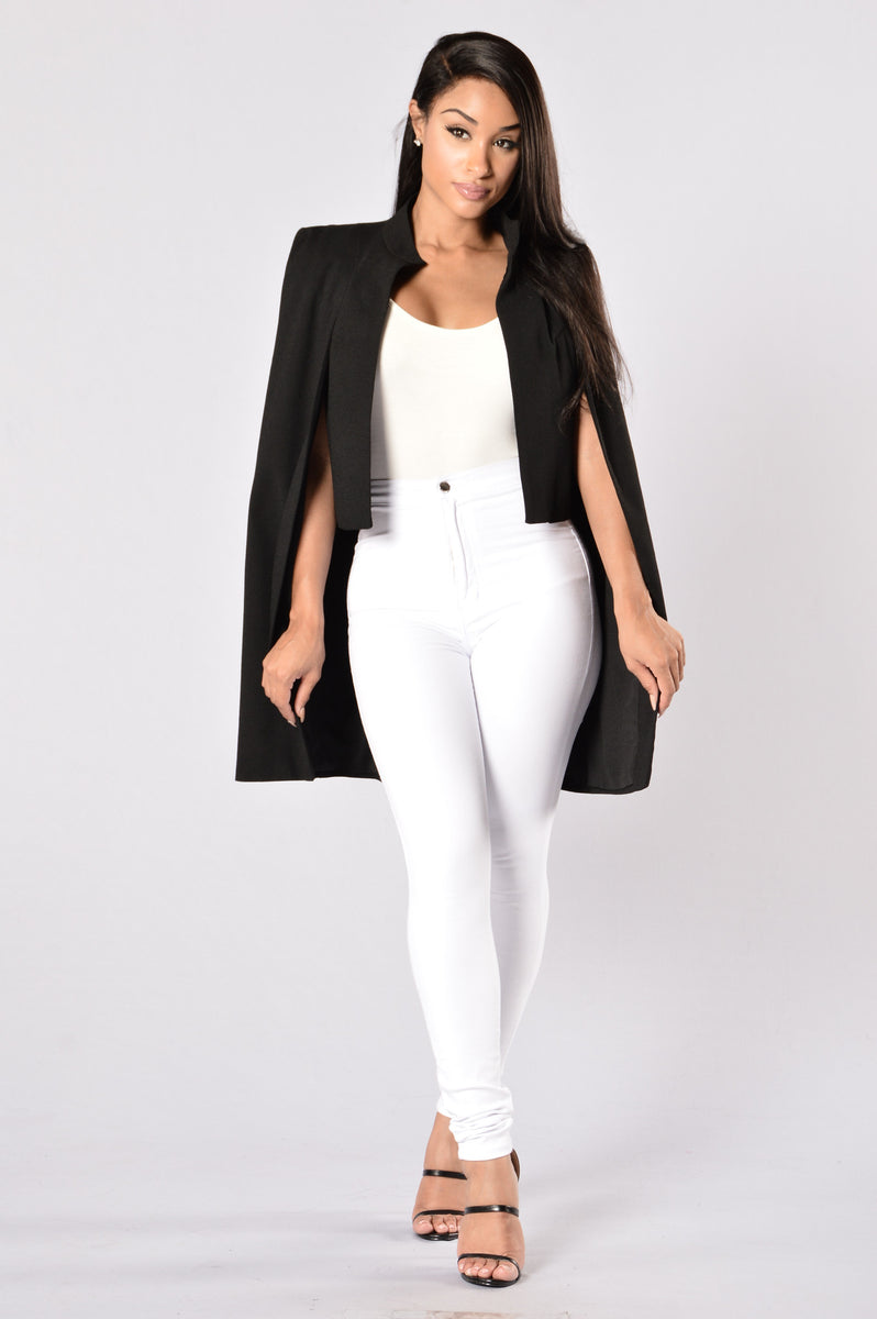 Countess Cape Blazer - Black | Fashion Nova, Jackets & Coats | Fashion Nova